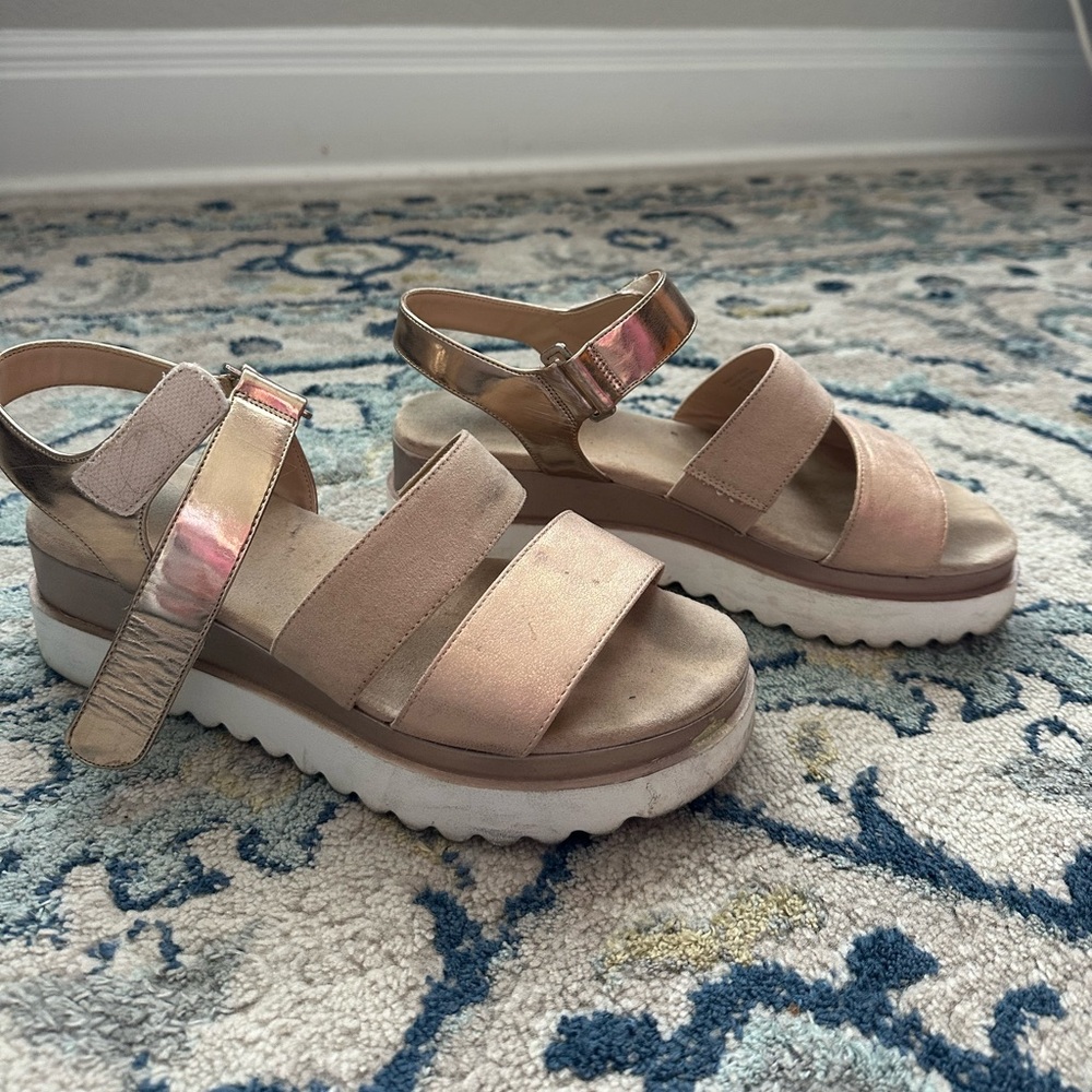 Call It Spring Women's Sandals in Rose Gold and Blush - Picture 2 of 4